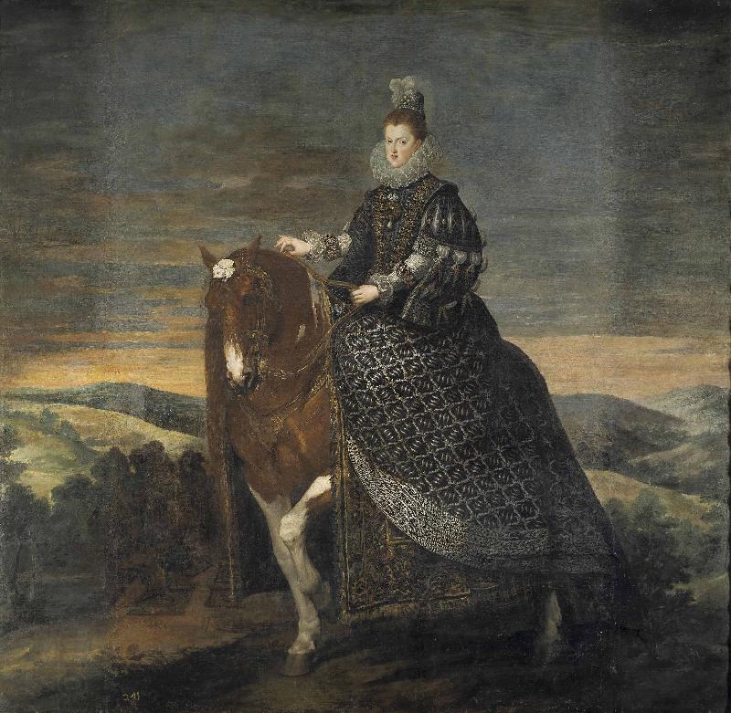 Diego Velazquez Equestrian Portrait of Margarita of Austria oil painting picture